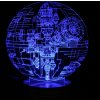 Beling Detská lampa, Death Star 2, 7 farebná QS289