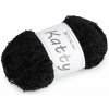 Pletacia priadza nopková Katty 100 g - čierna