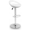 Barová stolička Aga biela 96 cm plastová