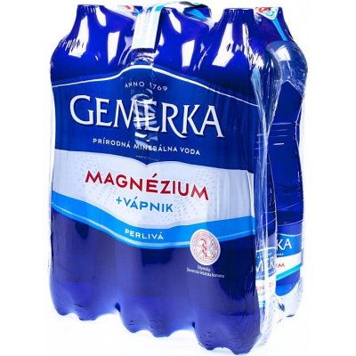 Minerálna voda Gemerka perlivá 6 x 1,5 l