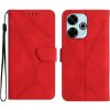 Puzdro Stitch Book Xiaomi Redmi 13 4G - červené
