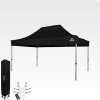 BRIMO Záhradný Párty Stan 3x4,5 m: Váš Kútik pre Relax a Oslavy - bez stien - Čierna 36