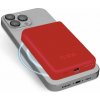 SBS TEBB5000MAG1CR Power Bank Lithium Polymer (LiPo) 5000 mAh bezdrátové nabíjení červená