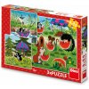 Dino Puzzle Krtko a dáždnik 3x55 dielikov