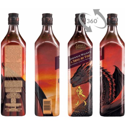 Johnnie Walker Song of Fire Game of Thrones 40,8% 0,7 l (čistá fľaša)