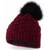 Fashionweek Dámska zimná čiapka s brmbolcom + flísová podšívka Zizi-P16 Farba: Vínové