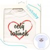 Body s potiskem New Baby celý tatínek - dárkové balení