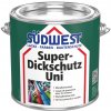 Antikorózna ochranná farba na kov SÜDWEST Super-Dickschutz Uni RAL7001 - striebro šedá 0,75l
