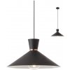 Redo Redo 01-1462 - Luster na lanku KIMONO 1xE27/42W/230V pr. 39,5 cm čierna UN0337 + záruka 3 roky zadarmo + záruka 3 roky zadarmo