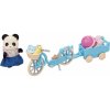 Sylvanian Families Panda a cyklokorčuliarsky set