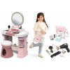 Set kozmetický stolík s kaderníckou sadou My Beauty Dressing Table Smoby so stoličkou a kabelkou