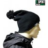 R-spekt Čiapka PomPom DUO beanie style čierna