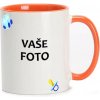 HRNČEK S FOTKOU FAREBNÝ RÁMIK CUMLÍK MODRÝ 350 ML FOTOpošta Farba: ORANŽOVÝ