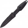 Vega Extrema Ratio 04.1000.0317/BLK PUGIO BLACK športová dýka 11 cm, čierna, polymér, puzdro