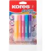 Kores lepidlo Glitter Glue - 5 x 10,5 ml