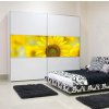 INSPIO Tapeta Nálepka na nábytok - Svetlo kvety žltá