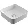 Actima Cori umývadlo 38.5x38.5 cm štvorec pultové umývadlo biela CEAC.2201.WH