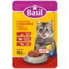 Basil vlhké krmivo pre mačky, vrecko 100 g s hovädzím mäsom