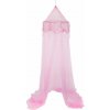 DekorStyle Baldachýn nad postel Princess růžový 60x250 cm růžový