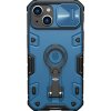 Nillkin CamShield Armor Pro Case iPhone 14 Plus, odolný kryt s krytom kamery, krúžkom a stojanom, modrý