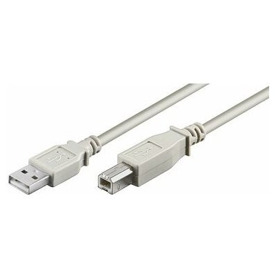MicroConnect USBAB2 USB2.0 A (M) - USB2.0 B (M), 1.8m, bílý