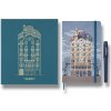 Moleskine Súprava Casa Batllo - zápisník, guľôčkové pero A5, linajkový, darčeková súprava