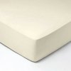 Posteľná plachta Jersey 90x200 cm Farba: 059-smotanová