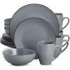 VANCASSO MODA Grey 16 dielna kameninová jedálenská sada