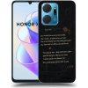 Picasee silikónový čierny obal pre Honor X7a - POET