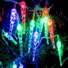 Vianočné dekoratívne osvetlenie - cencúle - 16x LED viacfarebné