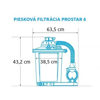 Marimex 10600015 ProStar 6 Piesková filtrácia