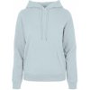 Dámska mikina s kapucňou Built your Brand Basic - svetlomodrá XXL
