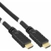PremiumCord HDMI 4K/60Hz, ethernet, se zesilovače, 3x stíněná, 25m (kphdm2r25)