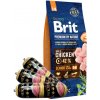 BRIT Premium By Nature Senior S+M 15kg + Hektor 3x900g