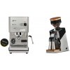 Profitec GO, brushed stainless steel + Eureka Mignon Single Dose PRO, Chrome & Oak