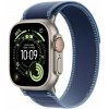 Apple Hodinky Ultra 3 GPS + Cellular, 49mm pouzdro z přírodního titanu, modrý/elektromodrý řemínek Trail – velikost S/M