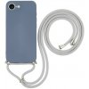 VSETKONAMOBIL 110087 ROPE Kryt so šnúrkou Apple iPhone 16e šedomodrý