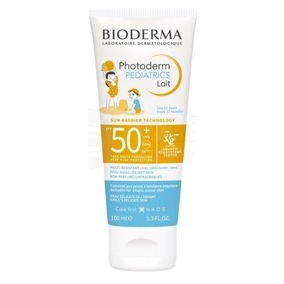 Bioderma Photoderm PEDIATRICS Mlieko na opaľovanie pre deti SPF50+ 100 ml detské opaľovacie mlieko