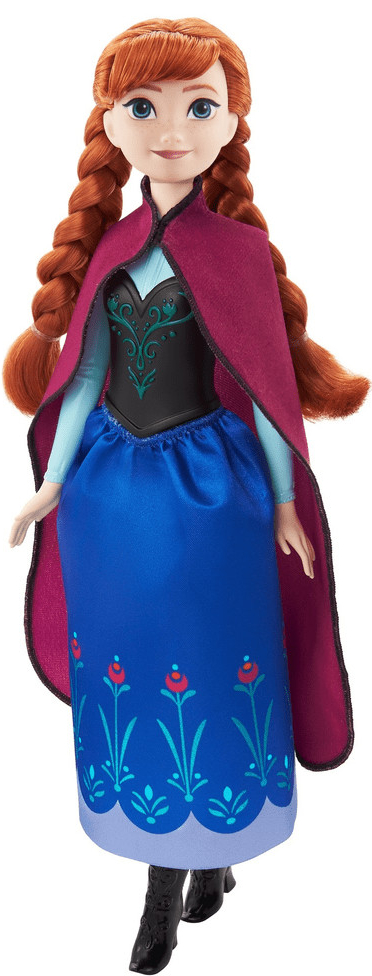 Disney Frozen Anna v modro-černých šatech