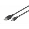PremiumCord Kábel mini USB 2.0, A-B, 5pinov, 3m (ku2m3a)