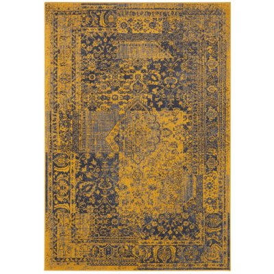 Hanse Home Collection koberce Kusový koberec Celebration 103470 Plume Gold Grey - 80x250 cm Žltá