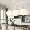 Luster Bohemia-Design KULI5 Globe Cone E27 40 W biely