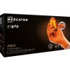 MERCATOR Nitrilové rukavice GoGrip oranžové veľkosti M, 50 ks