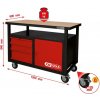 KS Tools Pojazdný pracovný stôl s 3 zásuvkami a 1 dvierkami 865.0101