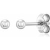 SOFIA strieborné náušnice guličky CK30102740009G+CK30102740009G