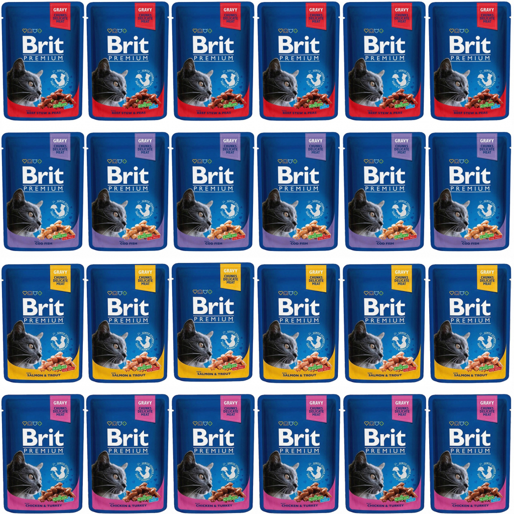 Brit mix príchutí 2,4 kg