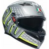 AGV K3 E2206 MPLK FORTIFY GREY/BLACK/YELLOW FLUO vel. L