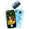 TELEFON PRE DETI SMARTFÓN DOTYKOVÝ FOTOAPARÁT KAMERA MODRÁ Q13+KARTA 64GB