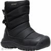 KEEN PUFFRIDER WP detské topánky, black/steel grey EU 29