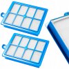 2X FILTER HEPA do vysávača Electrolux UltraSilencer Philips FC8031 EFH12